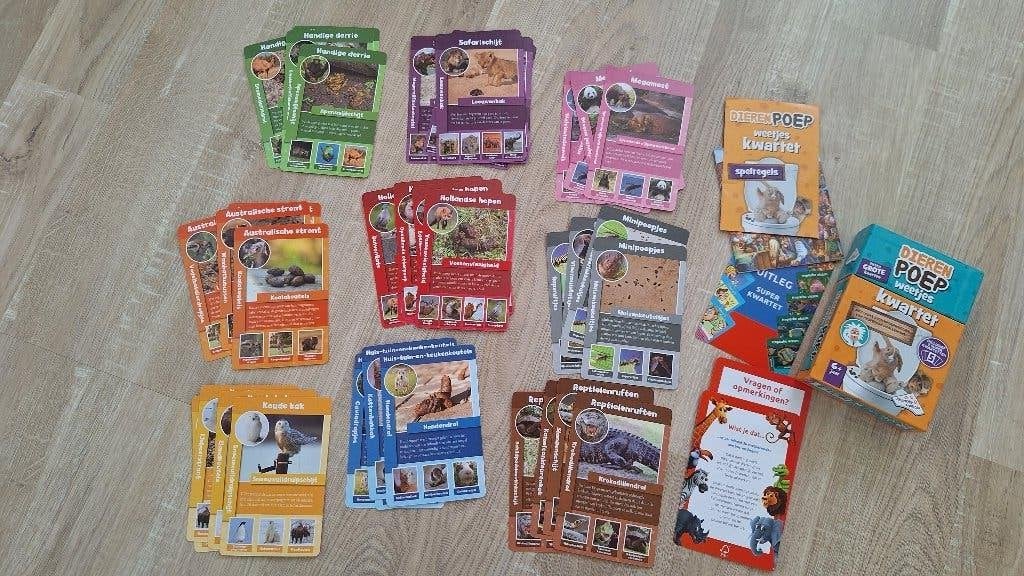 Dierenpoep Weetjes kwartet, Ophalen of Verzenden, Zo goed als nieuw, Kwartet(ten)