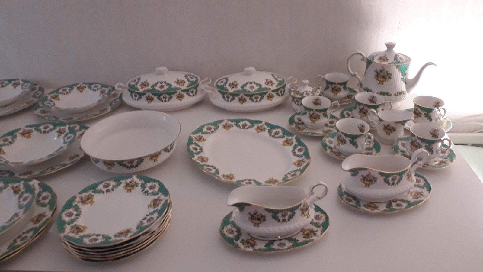 Engelse Queens  servies, Antiek en Kunst, Ophalen of Verzenden