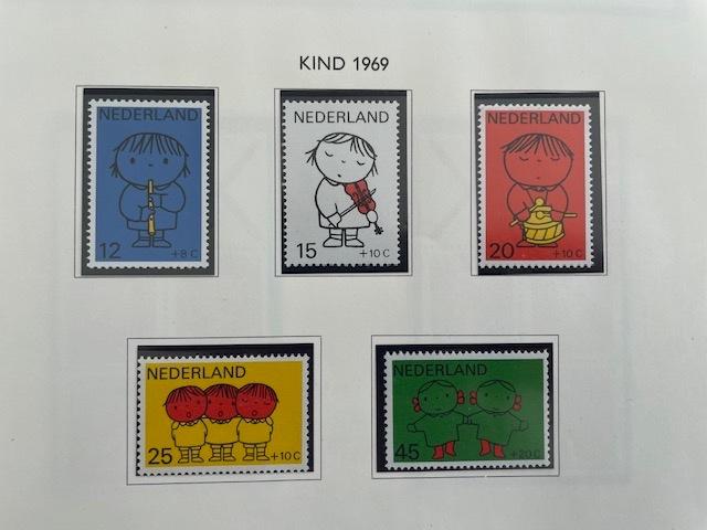 1969 Postfris 5x Kinderzegels NVPH 932#936 , Ophalen of Verzenden, Na 1940, Postfris