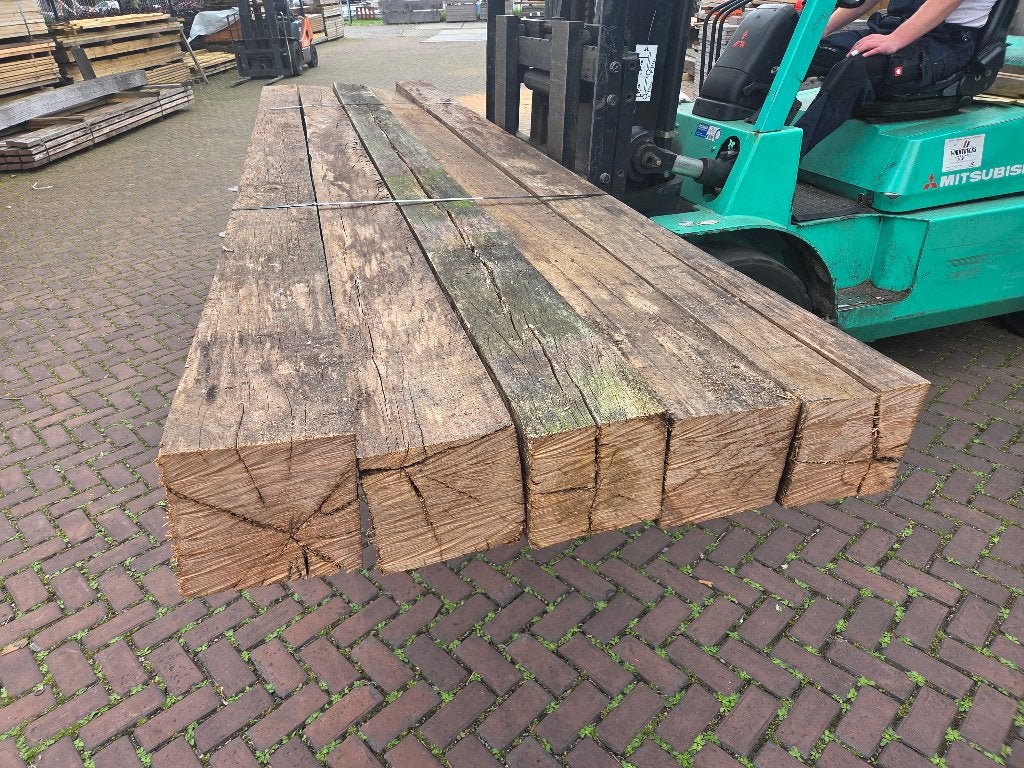 Rustieke gebruikte hardhouten palen - nr: HB72, Ophalen, Gebruikt, Palen, Hardhout