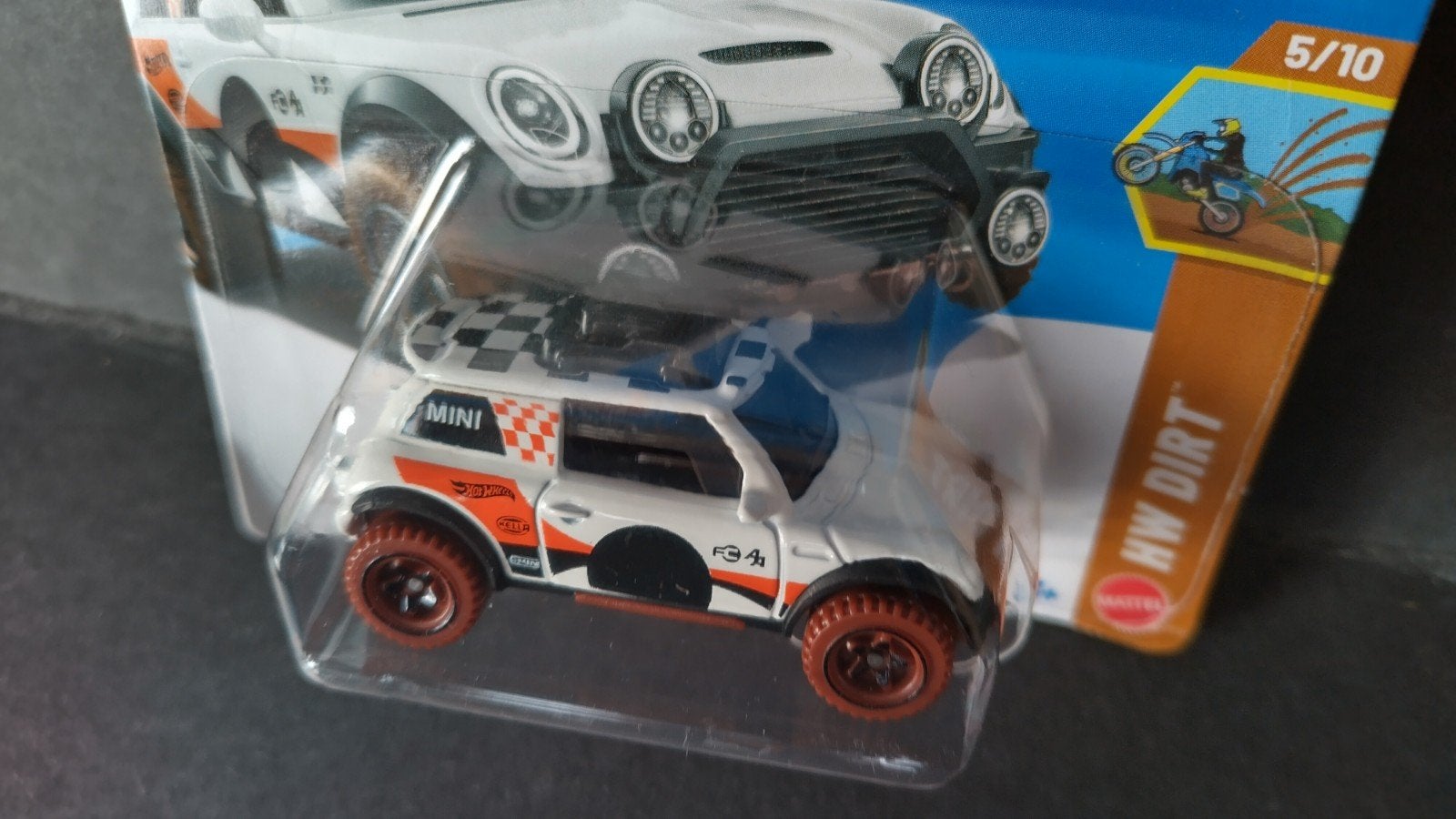 Mini Cooper Rally Raid Lil Roar 1:64 Hotwheels Pol, Auto, Verzenden, ., Nieuw