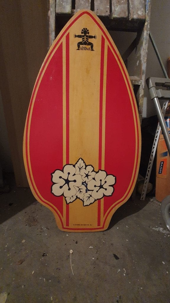 Vintage Aroona Skimboard, Ophalen of Verzenden, Zo goed als nieuw, Overige typen