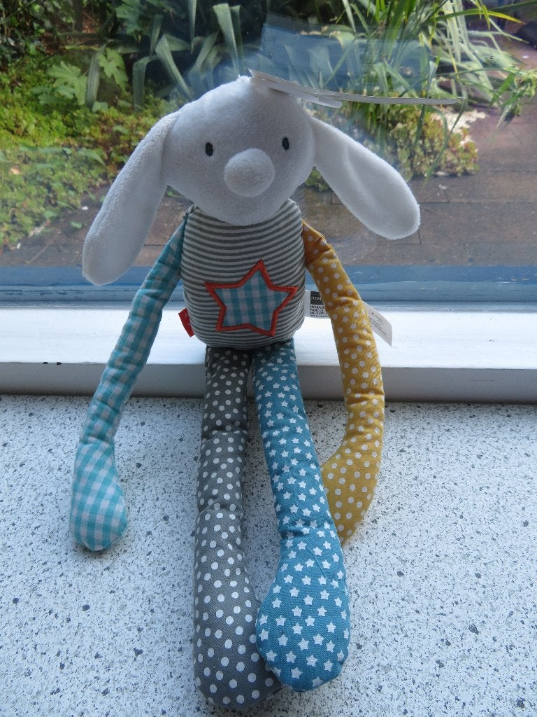 Konijn Jack van Hema ster op lijf gele arm nieuw, Hema, Ophalen of Verzenden, Wasbaar, Middelgroot (20 tot 80 cm)