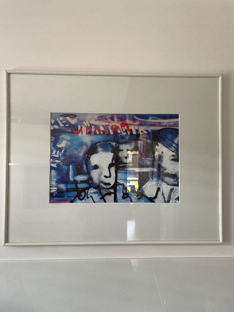 Herman brood in witte lijst, Antiek en Kunst, Ophalen