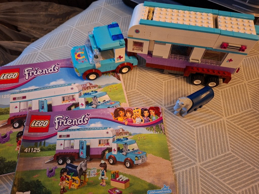 Lego Friends Paardentrailer, Ophalen, Gebruikt