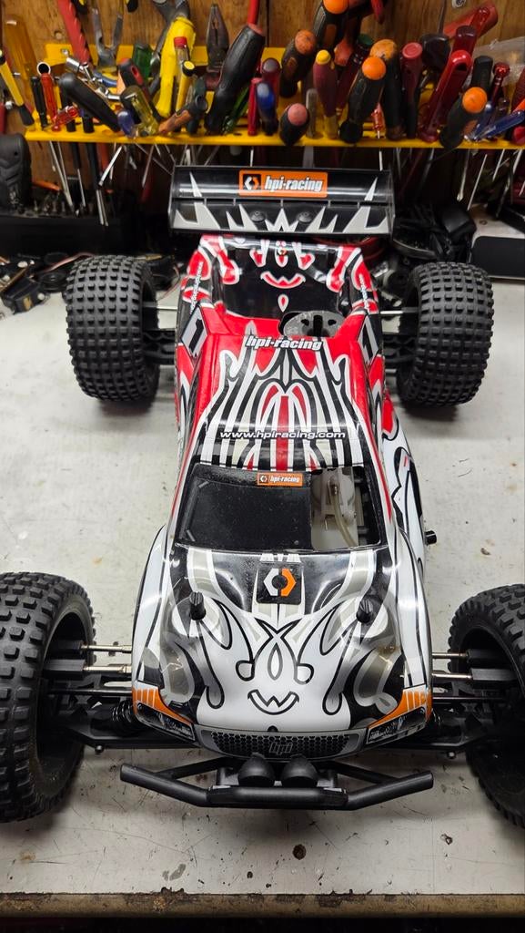 Te koop mooie hpi trophy, Gebruikt, Auto offroad, Ophalen of Verzenden, Schaal 1:8