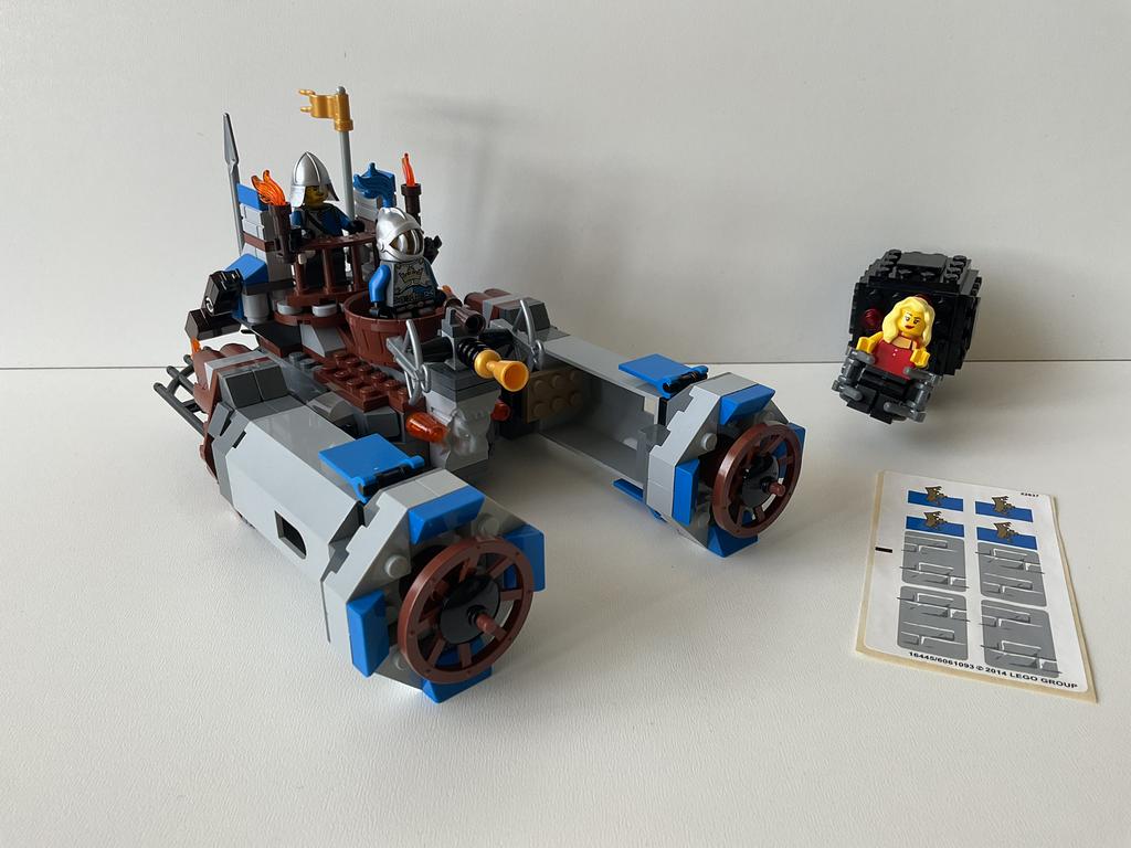 Lego movie 70806 Castle Cavalry., Ophalen of Verzenden, Zo goed als nieuw, Complete set, Lego