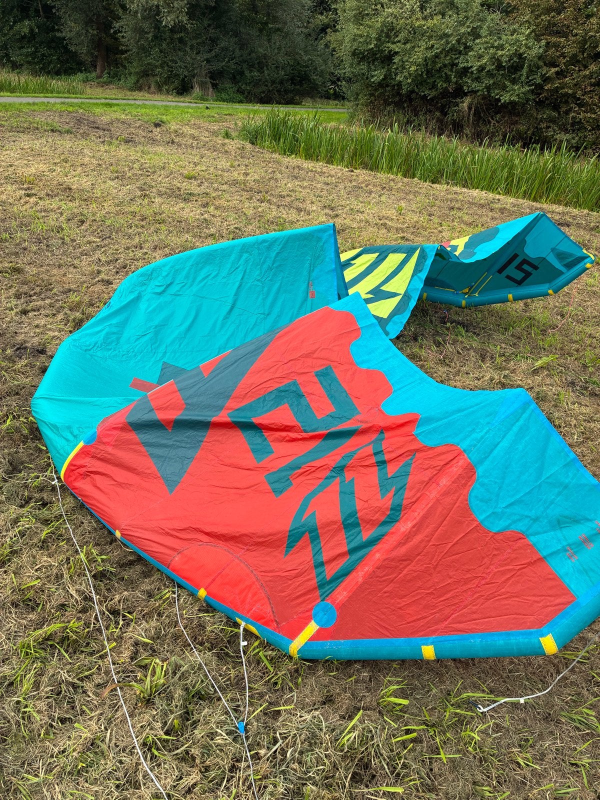 North/duotone Kite 12m² 2015 (evt + bar en 9m² kite), Gebruikt, Bar, Geen board, Ophalen of Verzenden