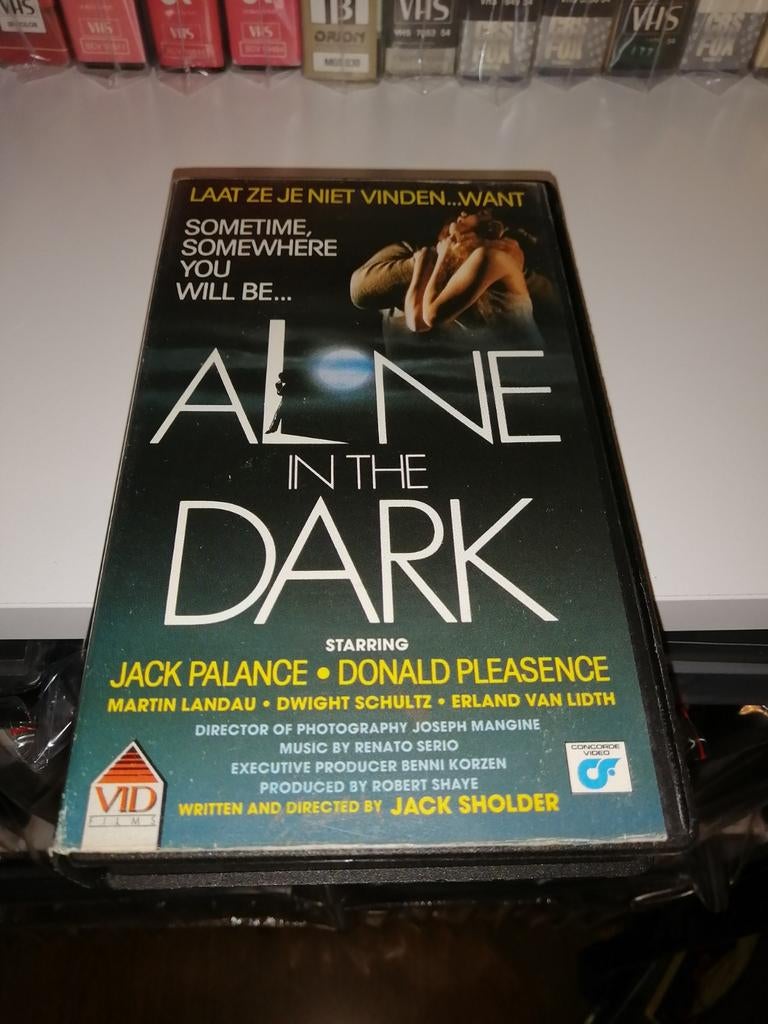 VHS ex-rental - Alone In The Dark, Vanaf 16 jaar, Ophalen of Verzenden, Gebruikt, Horror