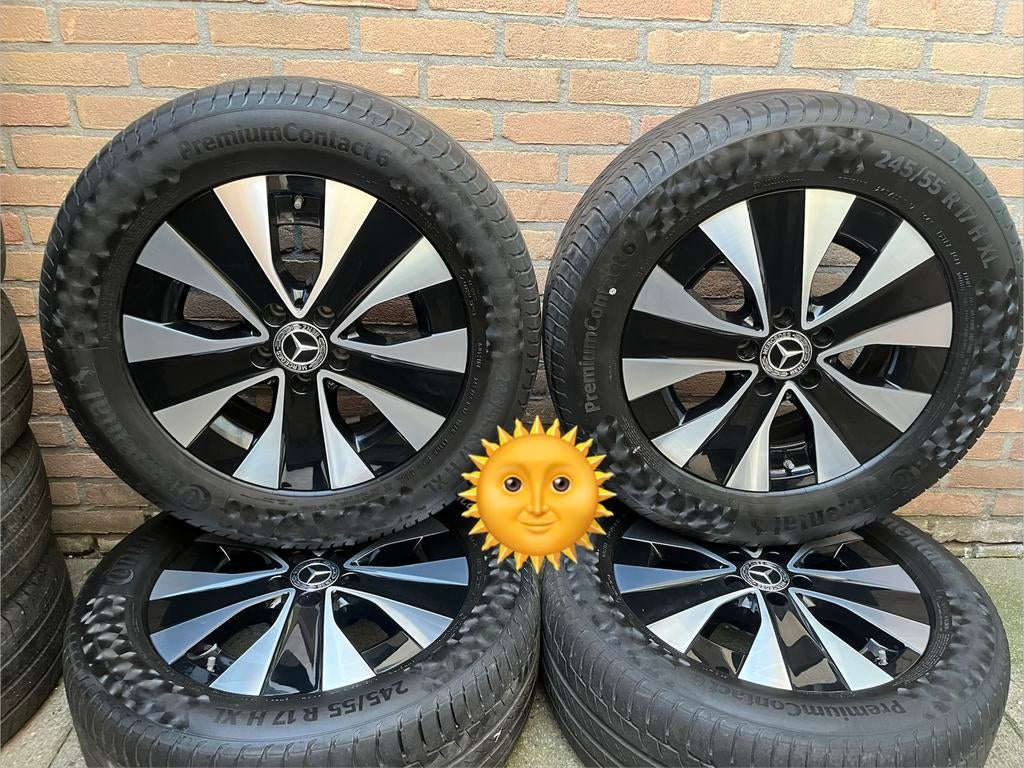 245 55 17 orig. Mercedes EQV Evito vito V-klasse Continental, Auto-onderdelen, Banden en Velgen, Banden en Velgen, 17 inch, Ophalen of Verzenden