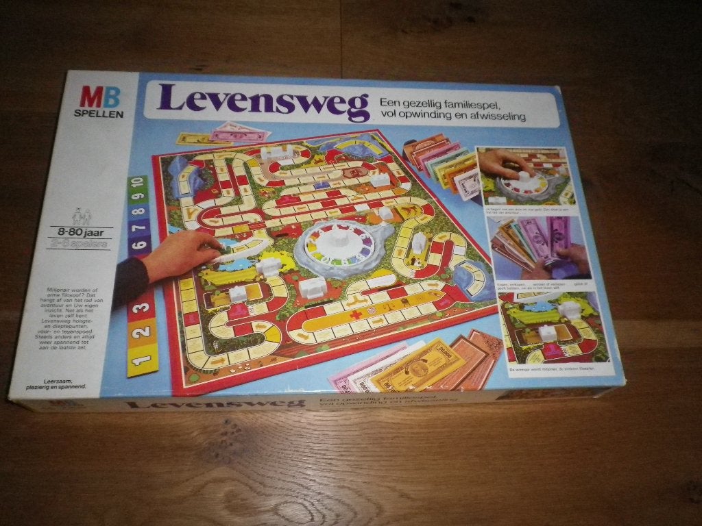 Levensweg ode blauwe doos van MB, Ophalen, Zo goed als nieuw, MB Spellen