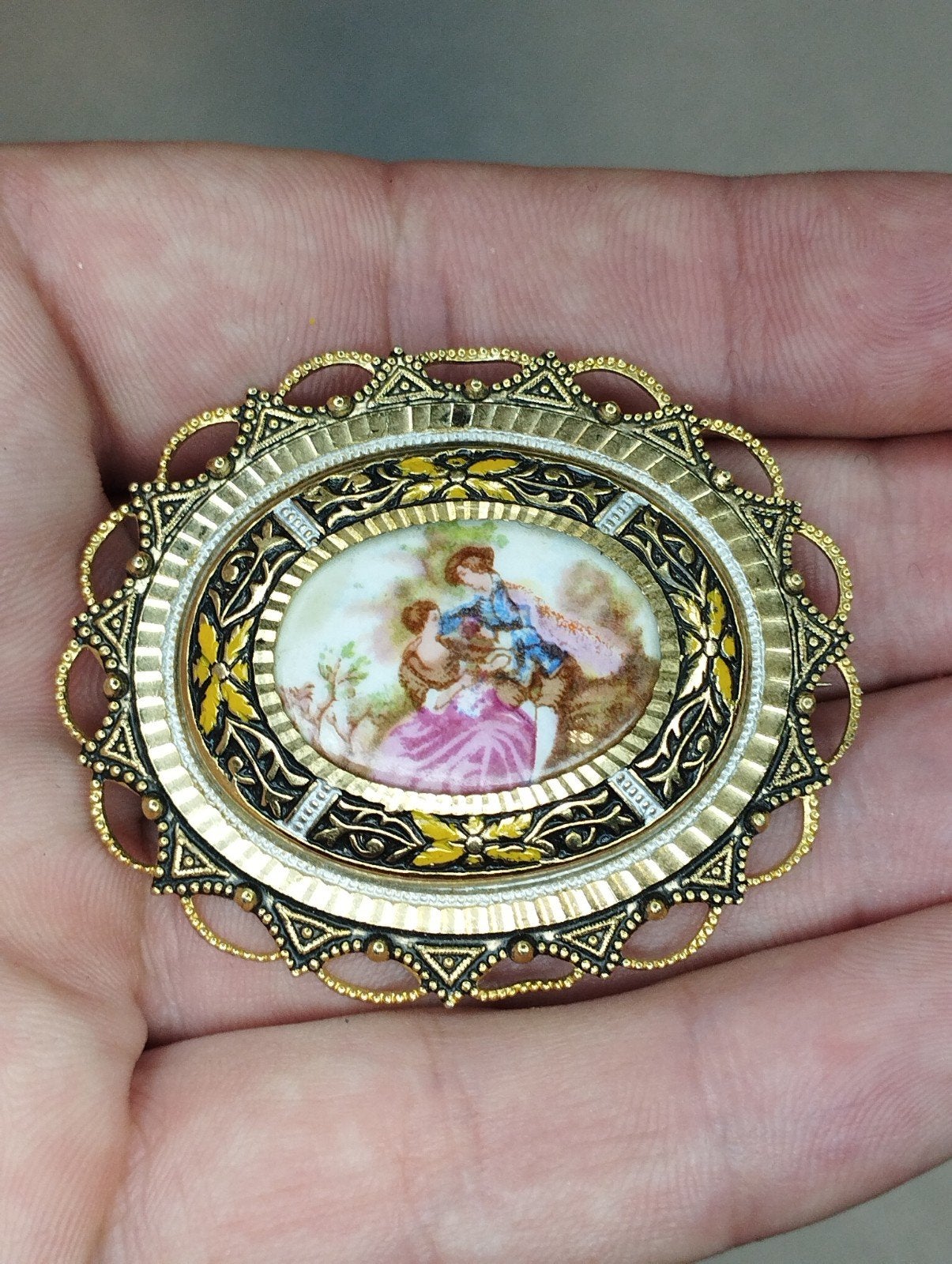 Zeldzame, prachtige vintage broche, Ophalen of Verzenden, Zo goed als nieuw, Zilver, Overige materialen