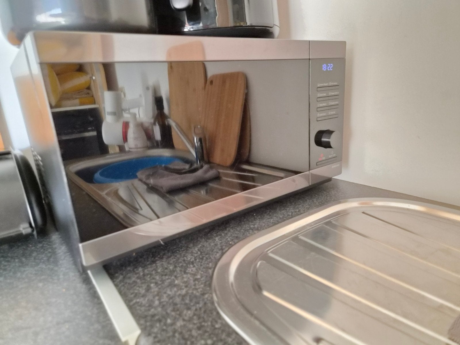 Samsung magnetron - 1x GEBRUIKT!, Witgoed en Apparatuur, Ovens, Ophalen, Minder dan 45 cm, Zo goed als nieuw, Vrijstaand