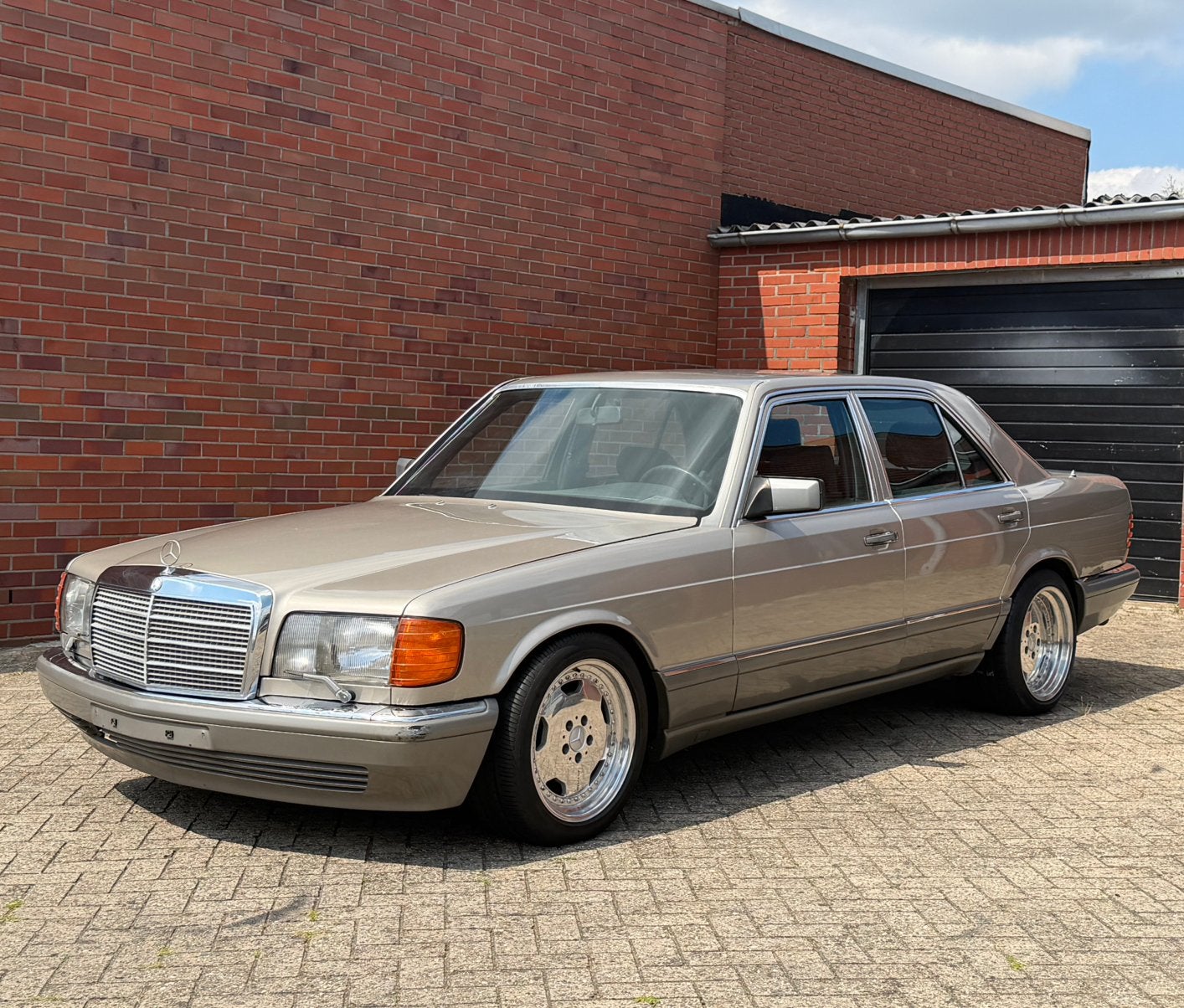 Mercedes Benz 420 SE W126 belastingvrij oldtimer, Auto's, Oldtimers, Automaat, Zwart, Mercedes-Benz, Bedrijf