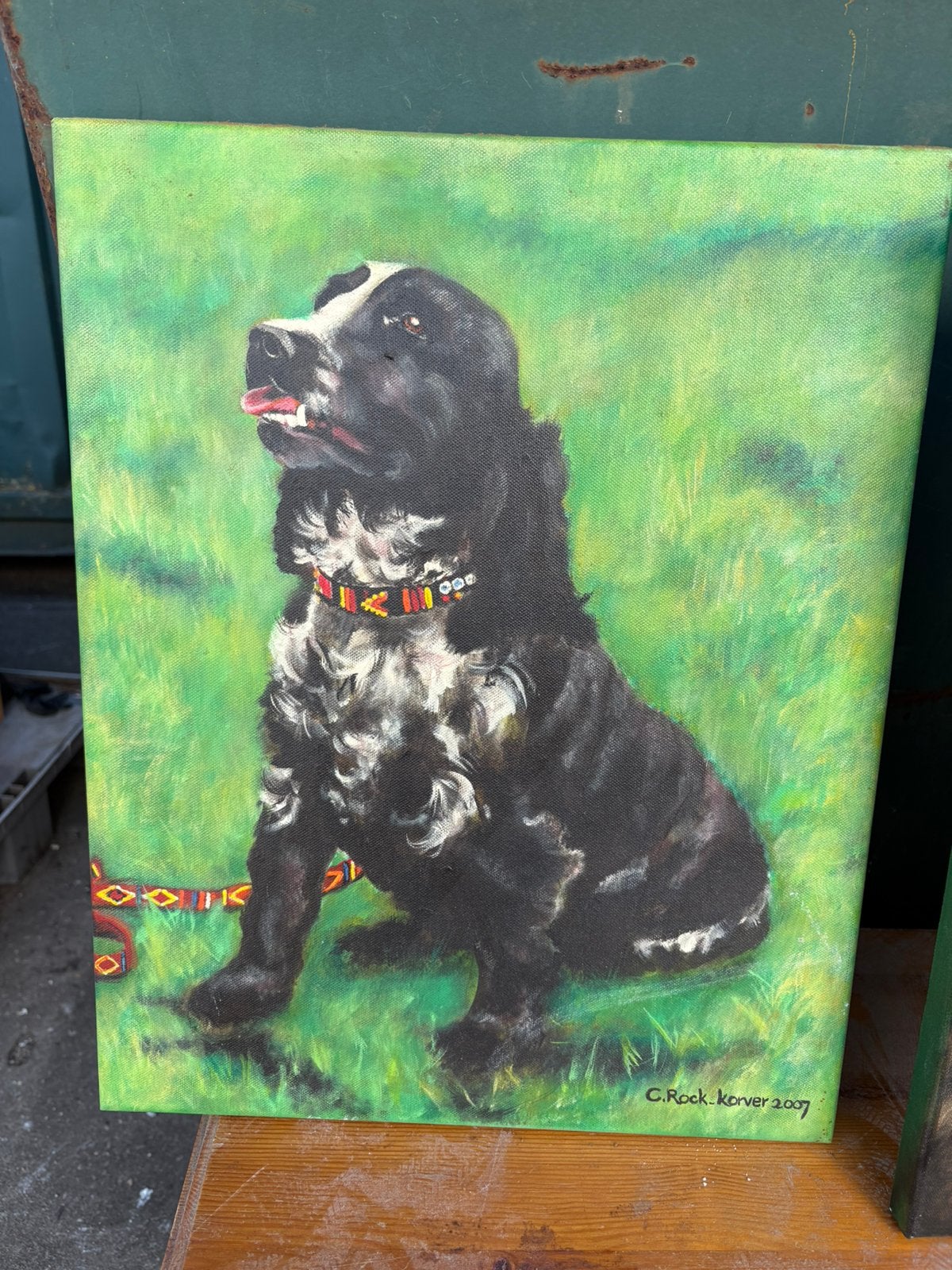 Mooie schilderij, Ophalen