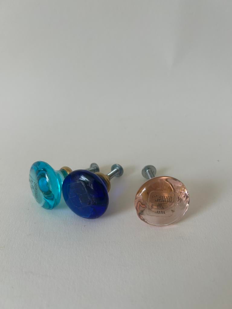 Murano glazen deurknopjes, Antiek en Kunst, Ophalen of Verzenden