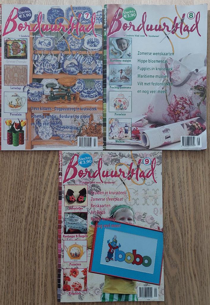 Borduurblad, Ophalen of Verzenden, Zo goed als nieuw, Handborduren, Patroon