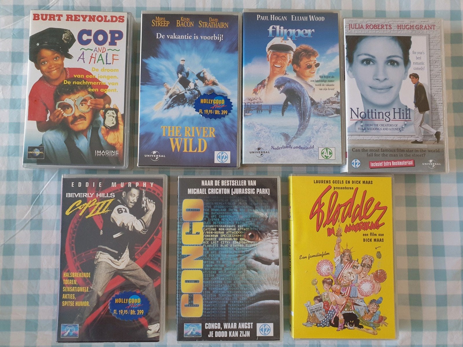 Diverse VHS-videobanden: Actie, Komedie en Avontuur, Nederlands ondertiteld, Gebruikt, Overige genres, Ophalen of Verzenden