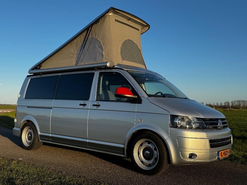 Complete VW T5.1 L2 buscamper (reisklaar), Caravans en Kamperen, Campers, Particulier, tot en met 4, Buscamper of Camperbus, Volkswagen