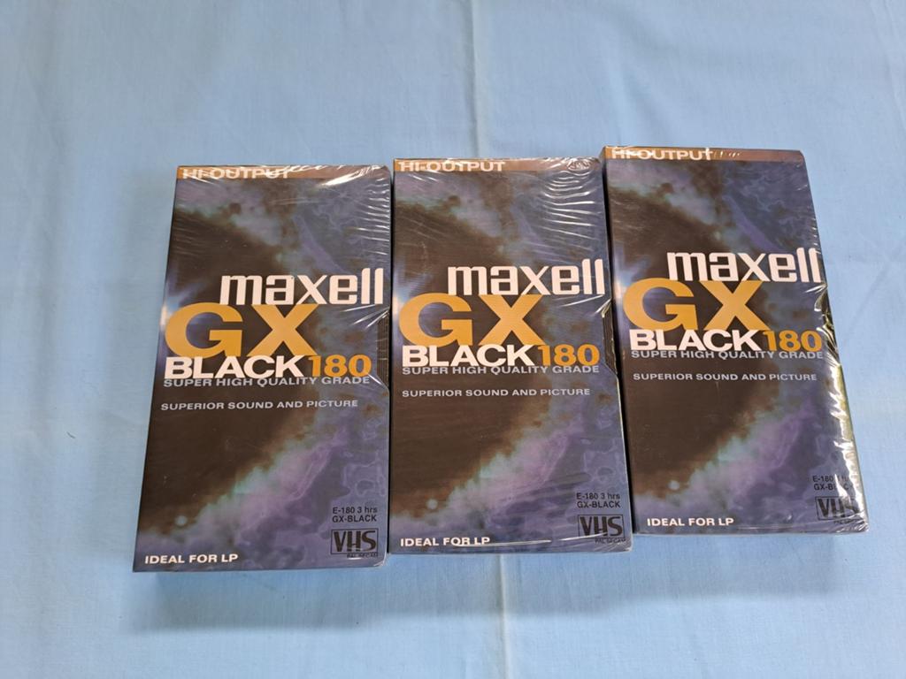 Drie Maxwell GX Black video banden, Alle leeftijden, Ophalen of Verzenden, Nieuw in verpakking, Overige genres