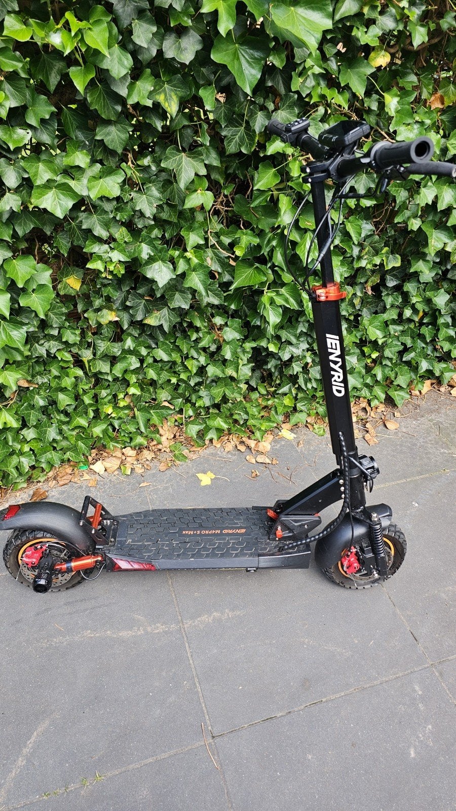 Custum elechtrische step, Ophalen, Gewone step