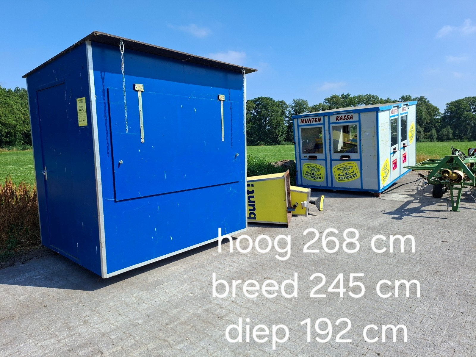 Munten kassa kassawagen
En diversen, Ophalen