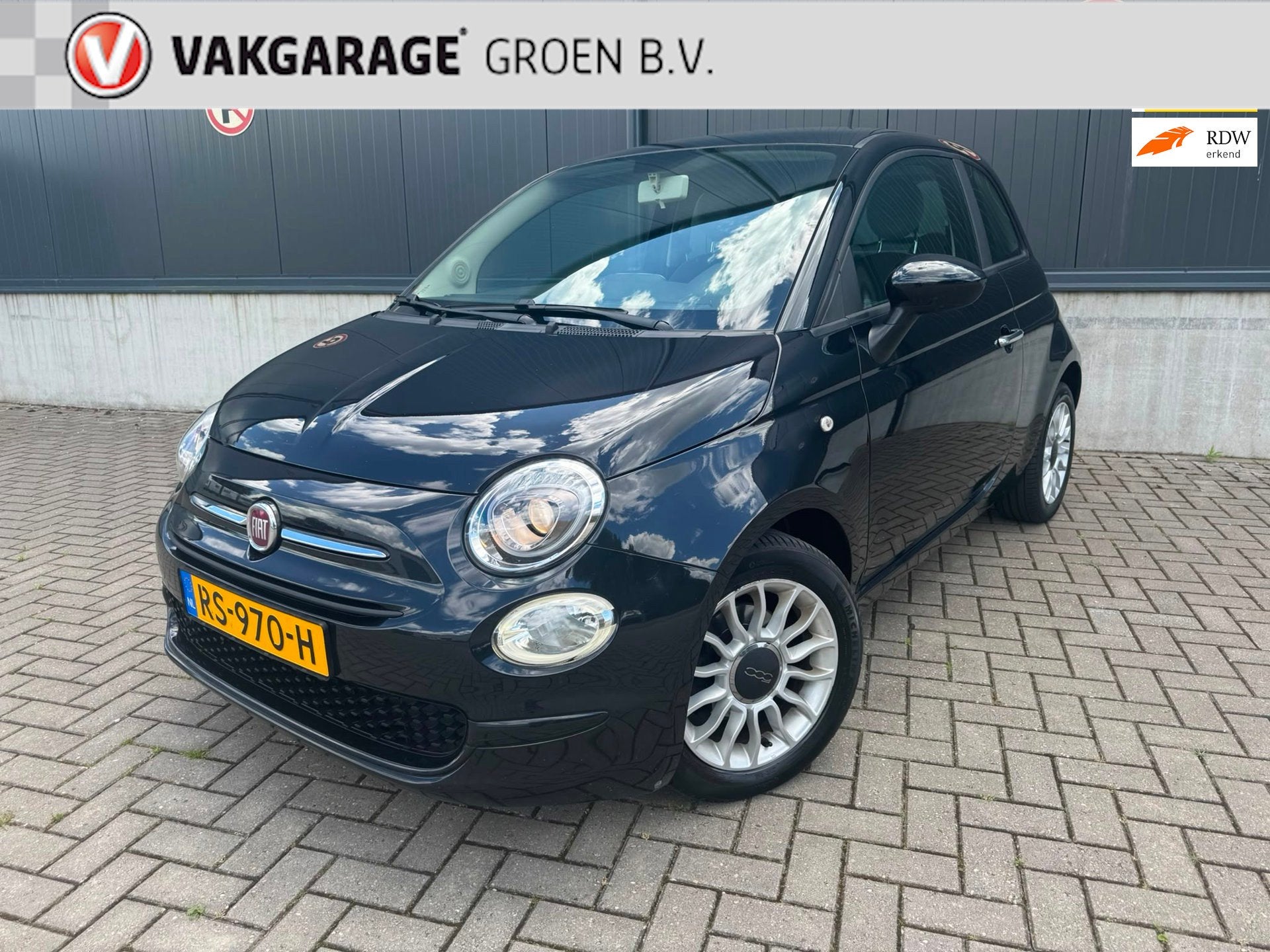 Fiat 500 0.9 TwinAir Turbo Popstar / airco /cruise / l.m. ve, Voorwielaandrijving, Stof, Gebruikt, Origineel Nederlands