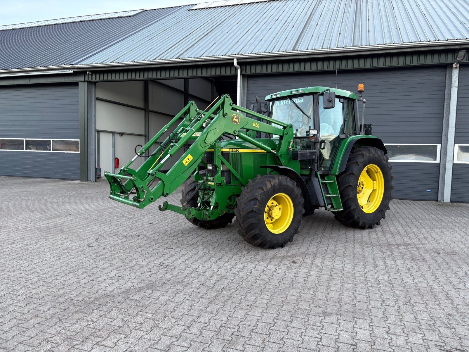 John deere 6610, Ophalen