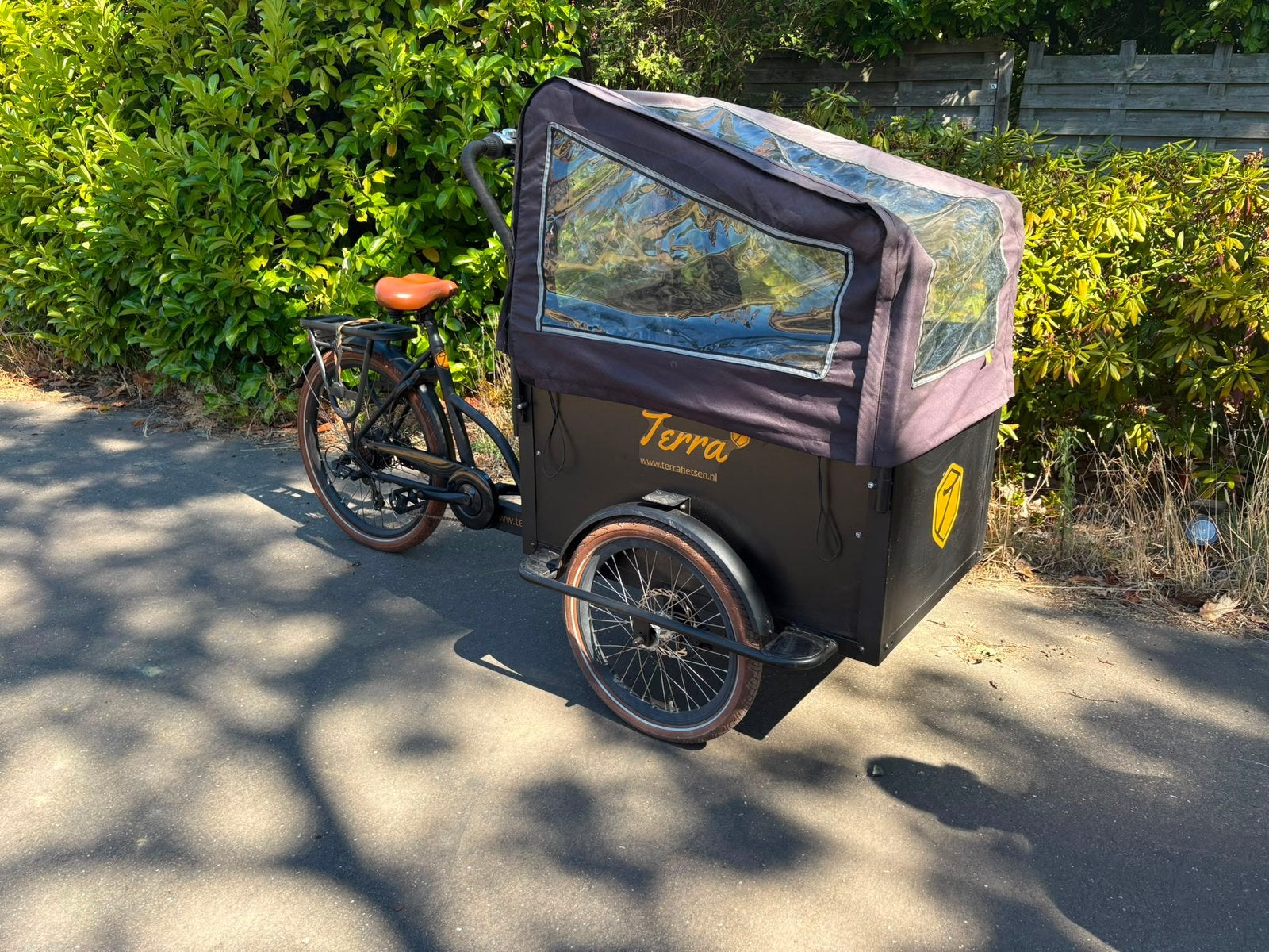 Elektrische terra bakfiets te koop, Ophalen of Verzenden, Zo goed als nieuw, 4 kinderen of meer, Elektrisch