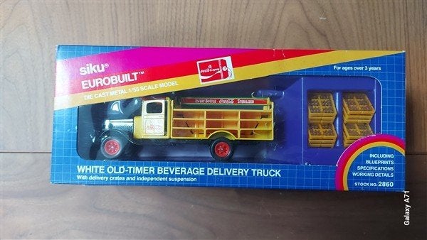 Siku 2860 Oldtimer Coca Cola, Ophalen of Verzenden, Zo goed als nieuw, Bus of Vrachtwagen, SIKU