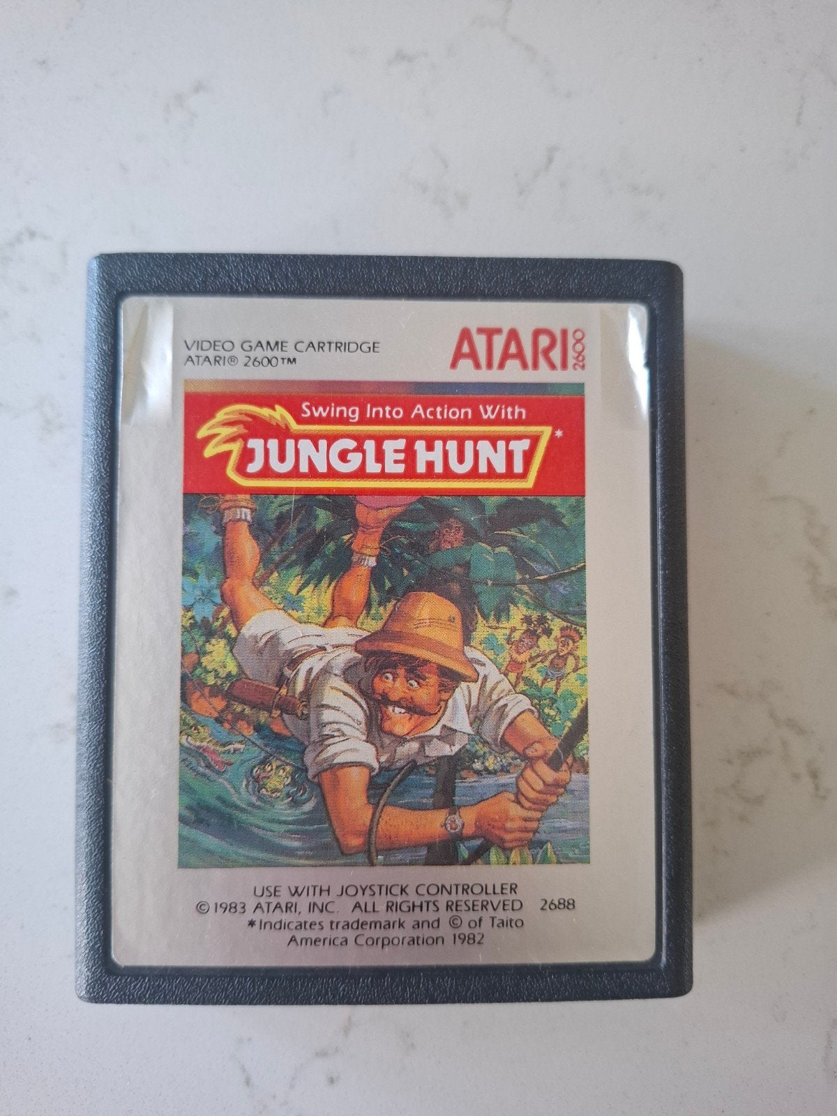 Jungle Hunt Atari 2600 - Klassieke Actie Game, Avontuur en Actie, 1 speler, Ophalen of Verzenden, Atari 2600
