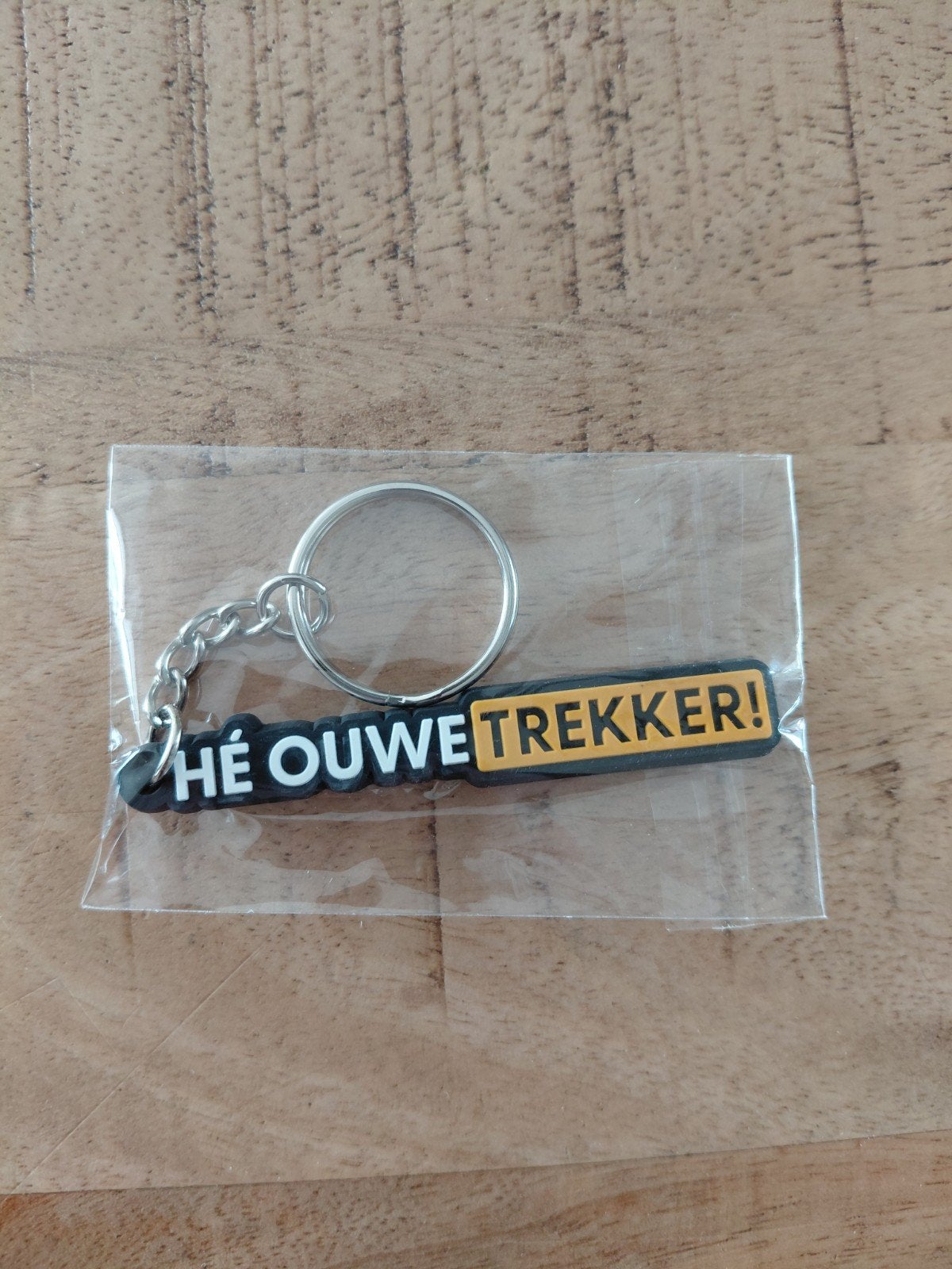 Nieuw! Sleutelhanger he ouwe trekker, Ophalen of Verzenden, Nieuw