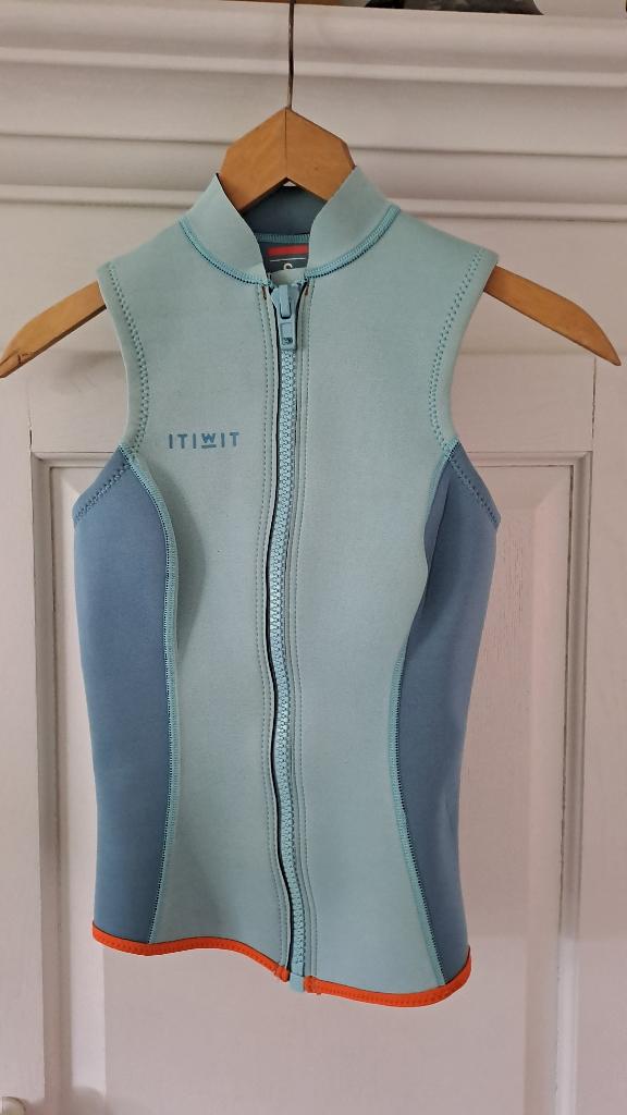 wetsuit vest dames XS, kajak sup surf  kleding, 2mm, Wetsuit, Gebruikt, Itiwit, Ophalen of Verzenden