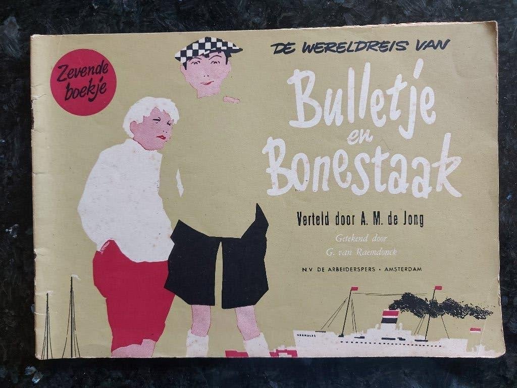Bulletje en Bonestaak zevende boekje 1ste druk, Gelezen, Diverse, Eén stripboek, Ophalen of Verzenden