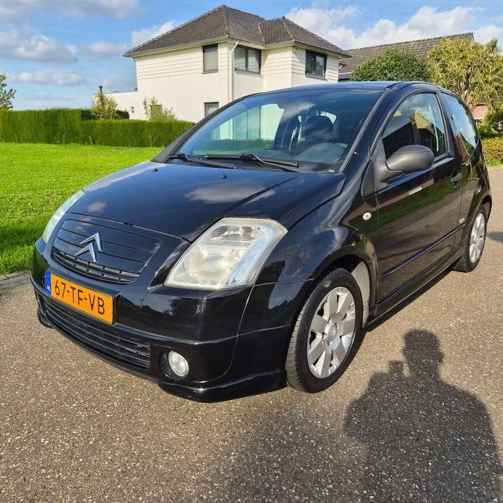Citroën C2 1.4 I VTR 2006 (Airco) (NAP) Crousecontrol, Voorwielaandrijving, 450 kg, 4 cilinders, 965 kg