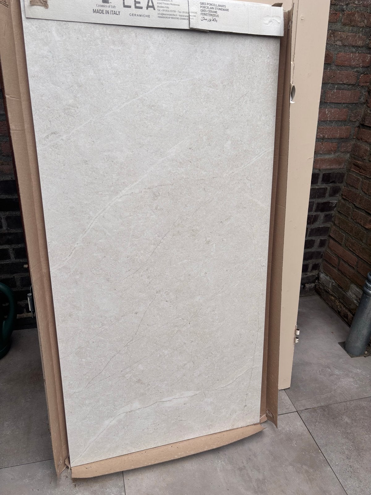 6 Nieuwe 120x60 cm tegels - Lea Ceramiche, Doe-het-zelf en Verbouw, Ophalen, 60 cm of meer, Keramiek, Nieuw