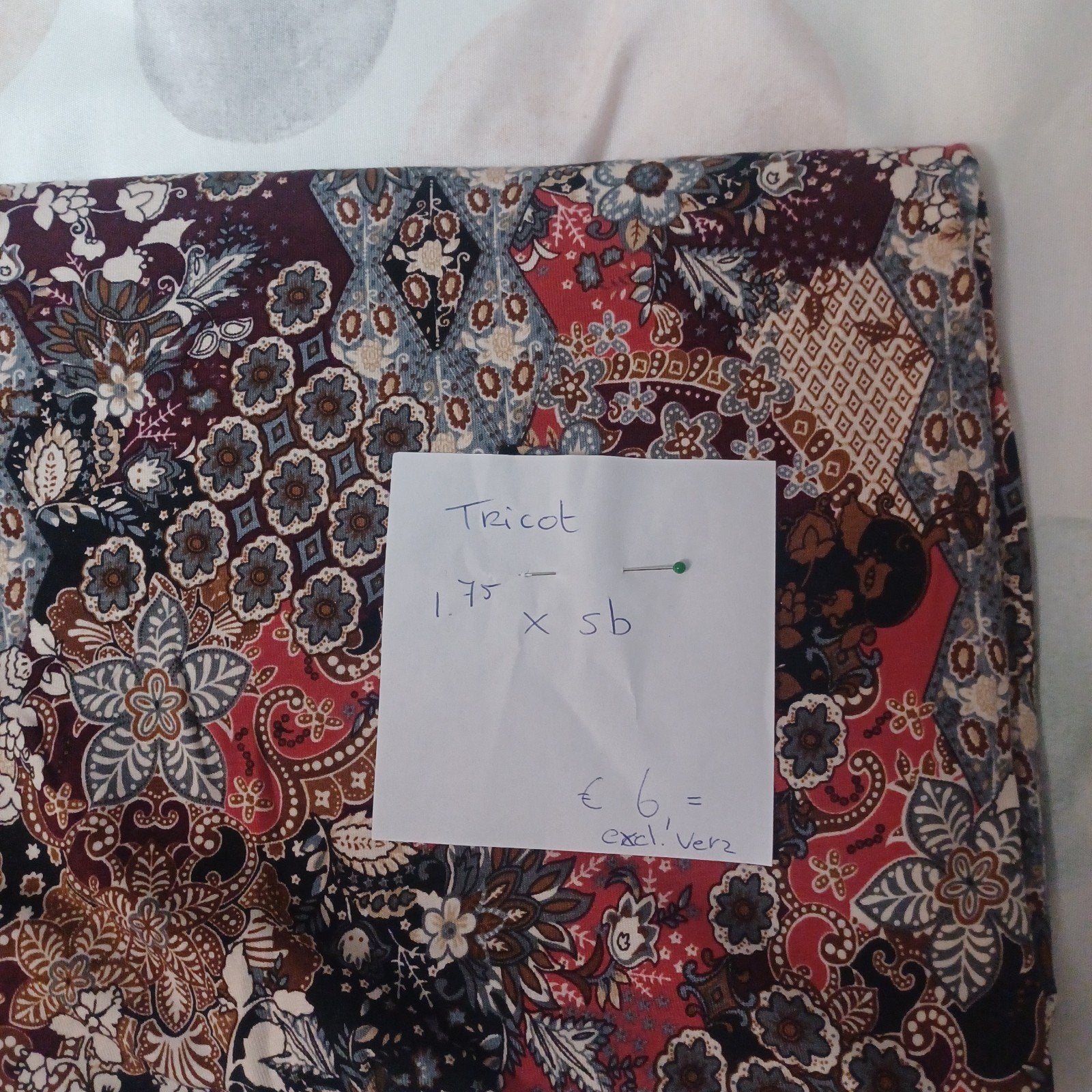 stof tricot, Ophalen of Verzenden, Nieuw