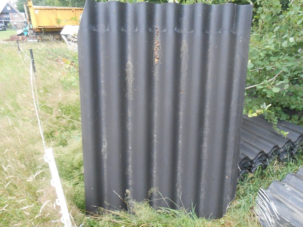 dakplaten, Overige materialen, Gebruikt, 15 m² of meer, Grijs