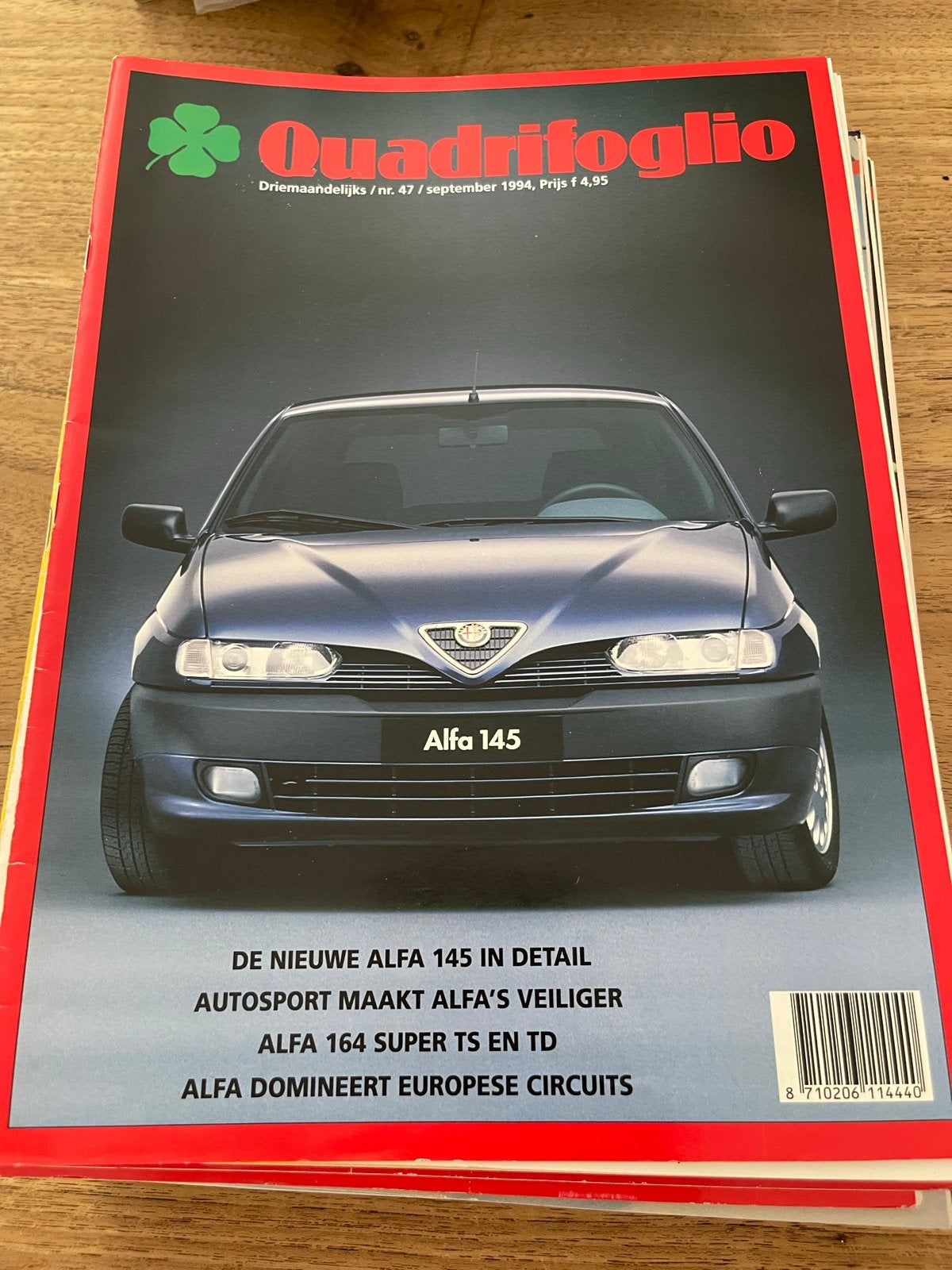 Quadrifoglio Magazine - Alfa Romeo 145 - September 1994, Ophalen of Verzenden, Gelezen, Alfa Romeo