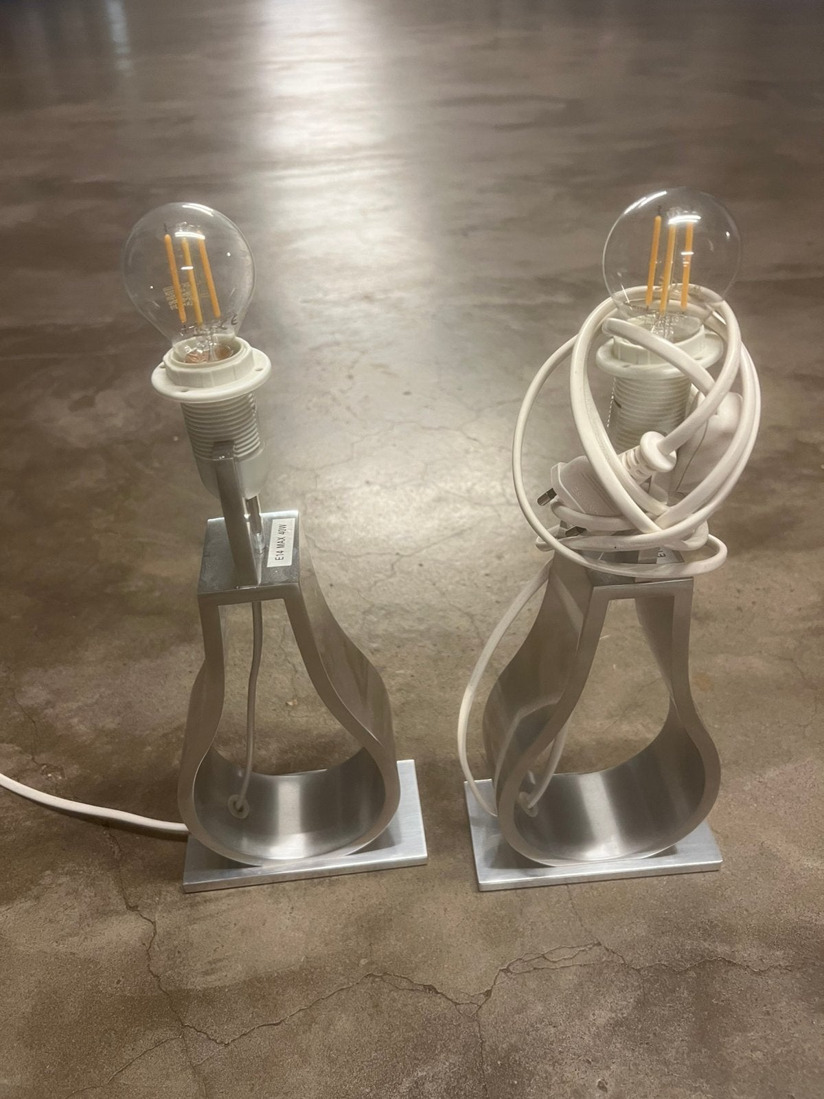 Ikea 2 bedlampen, Huis en Inrichting, Ophalen of Verzenden, Zo goed als nieuw