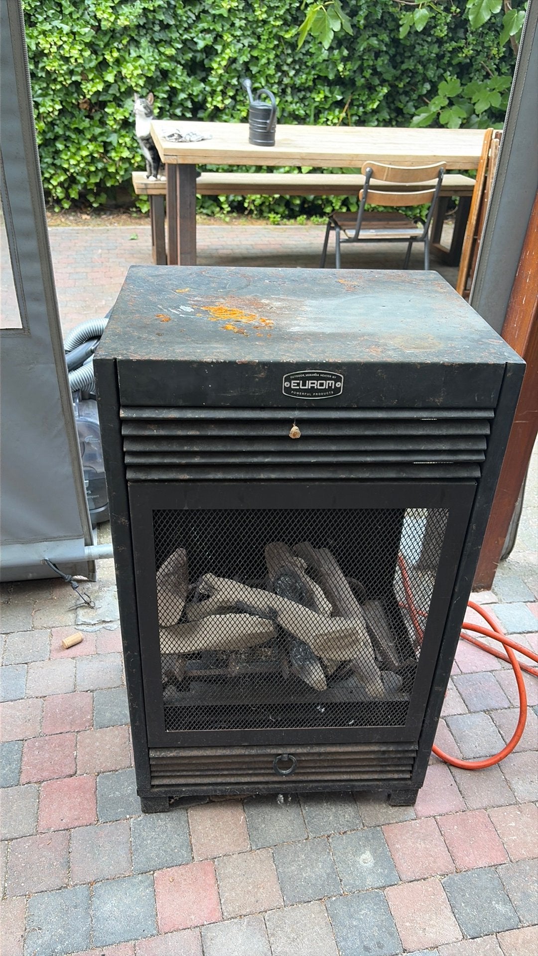 Gaskachel, Huis en Inrichting, Kachels, Ophalen, Gebruikt, Gas, Vrijstaand