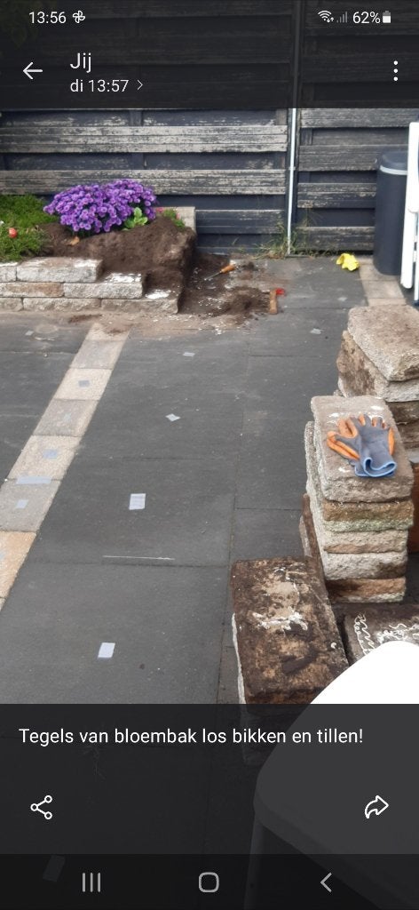 Gratis af te halen tuintegels, Ophalen, Gebruikt, Minder dan 5 m², Beton
