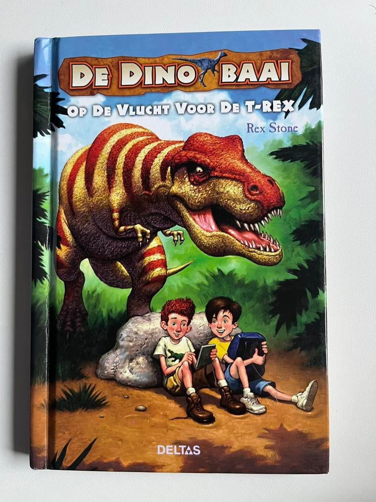 Rex Stone - Op de vlucht voor de T-rex, Rex Stone, Fictie algemeen, Ophalen of Verzenden, Zo goed als nieuw
