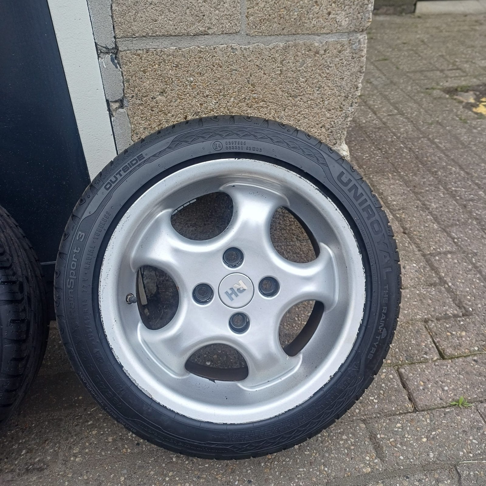 14” vw velgen set met nette zomerbanden 14 inch, Auto-onderdelen, Banden en Velgen, Ophalen, 14 inch, Gebruikt, Banden en Velgen