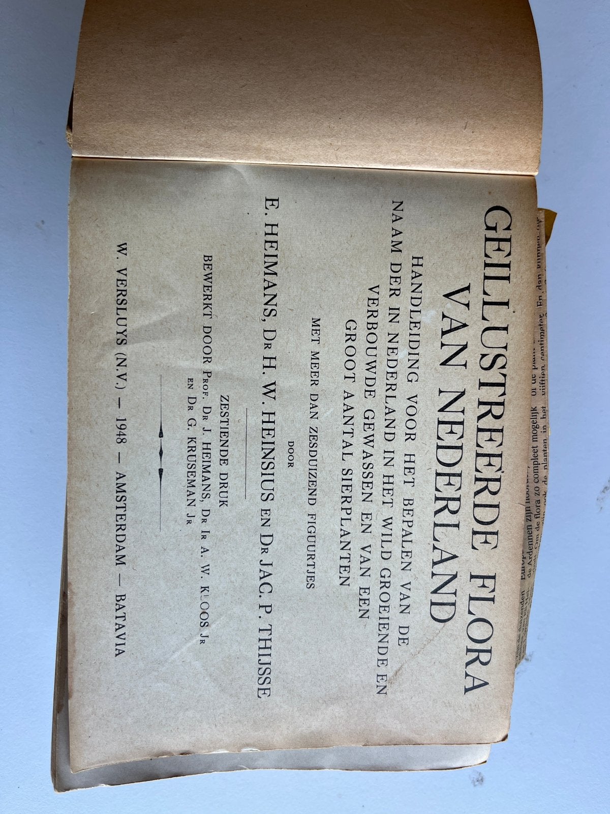 Geïllustreerde flora van Nederland, Boeken, Ophalen, Gelezen, Bloemen, Planten en Bomen