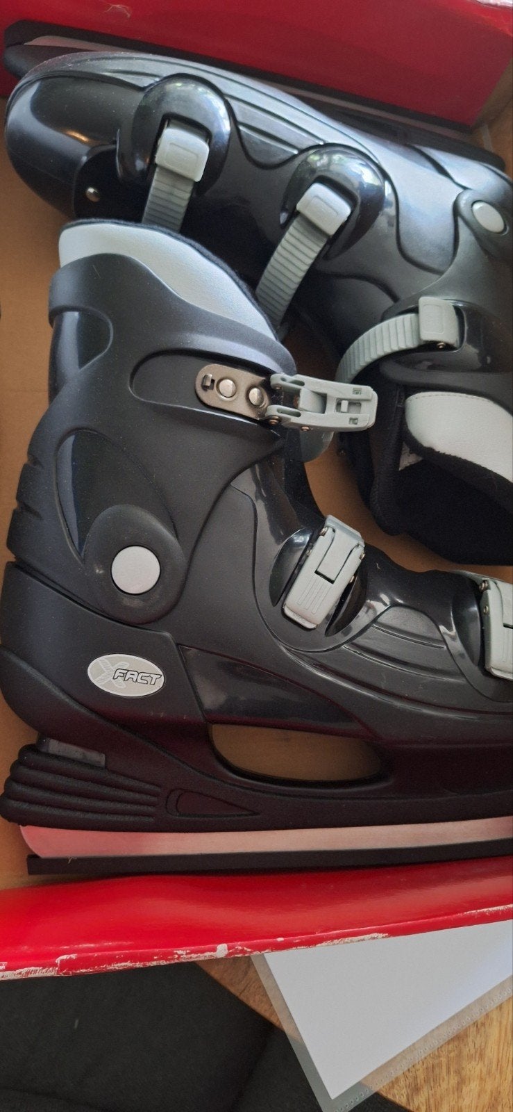 Zwarte ijshockeyschaatsen - Maat 46, Sport en Fitness, Schaatsen, Ophalen, Gebruikt, IJshockeyschaatsen, Overige merken