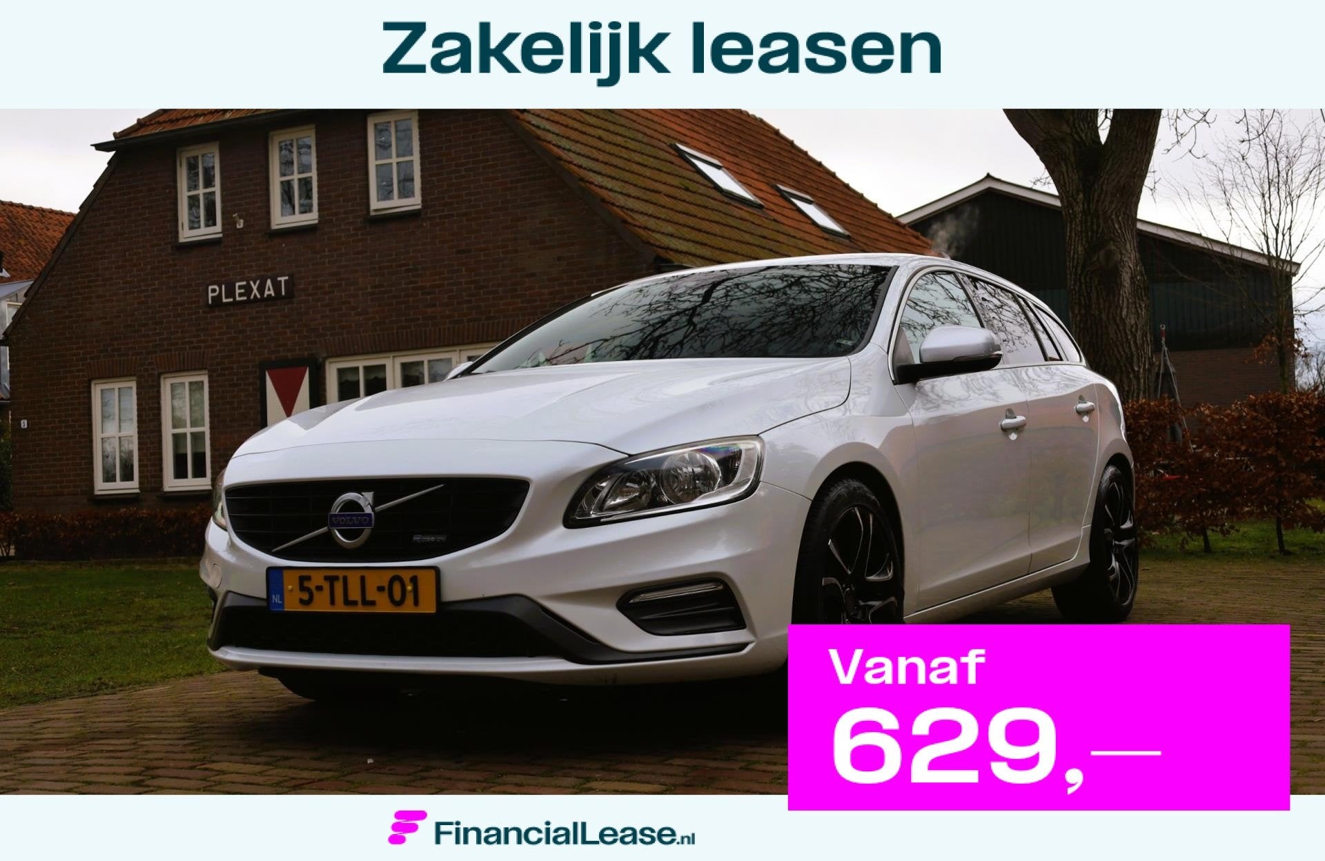 Volvo V60 1.6 T3 R-Design Aut. | Origineel NL | Slechts 95.0, Gebruikt, Zwart, 4 cilinders, 150 pk