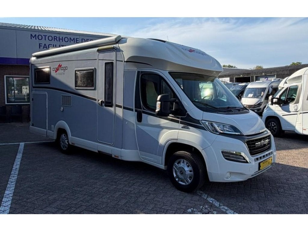 Carthago C-Tourer T 143 Lengte bedden Bovenkastjes, Caravans en Kamperen, Campers, Fiat, 6 tot 7 meter, Bedrijf, 6 tot 7 meter