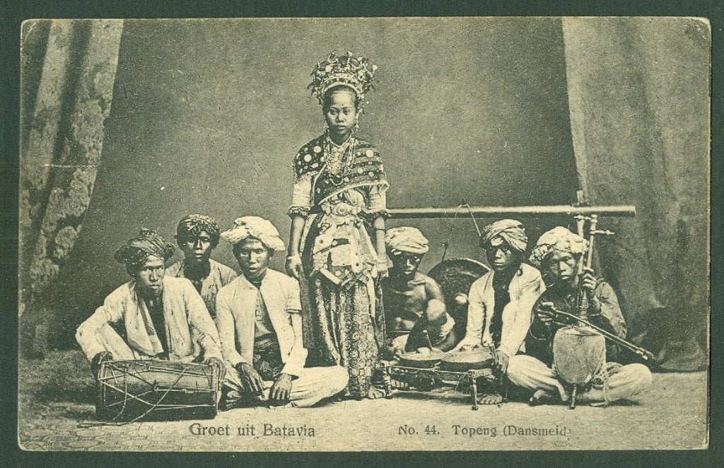 AK Nederlands Indie Groet uit Batavia no 44 Topeng 1916, Ophalen of Verzenden, Voor 1920, Gelopen, Noord-Brabant