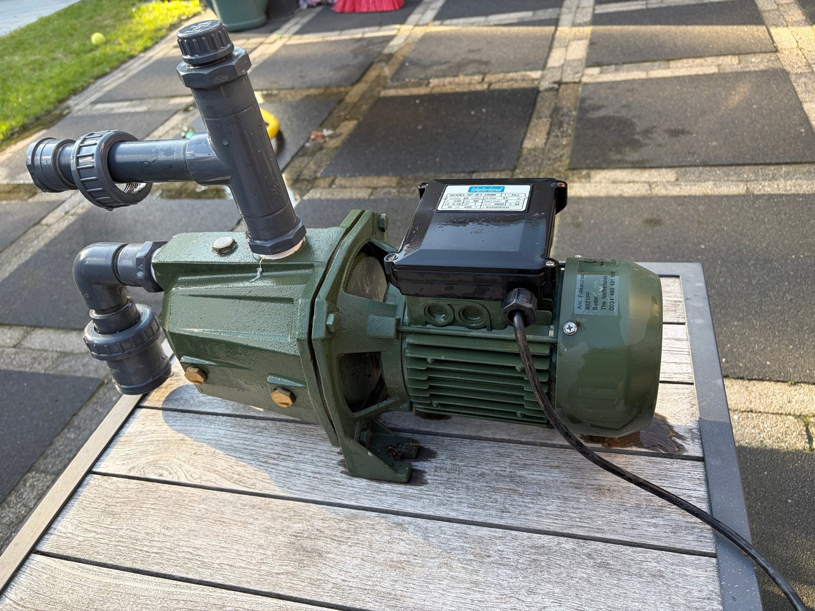 Waterland Grondwaterpomp SP JET 100M - Zo goed als nieuw, Ophalen of Verzenden, Zo goed als nieuw, Elektrisch, Bronpomp